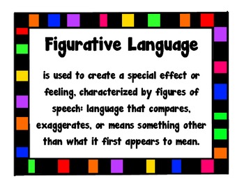 figurative language clipart devices literary cliparts posters literal library clip followers circle nonliteral