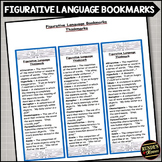 Figurative Language Literary Element Bookmark