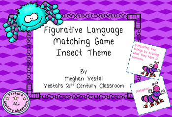 Preview of Figurative Language Matching Game