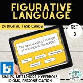 Figurative Language Digital Task Cards Matching Game for B