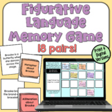 Figurative Language Memory Game in Print and Digital