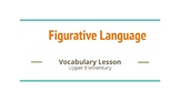 Figurative Language: Metaphors and Similies Google Slide Lesson