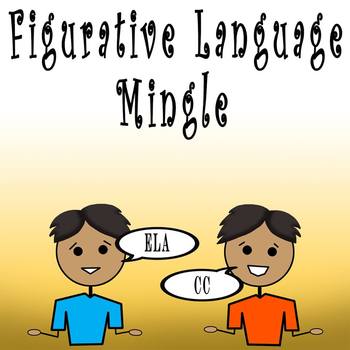 Preview of Figurative Language Mingle Activity