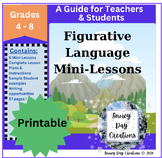 Figurative Language Mini-Lessons, Worksheets, Show, Don't 
