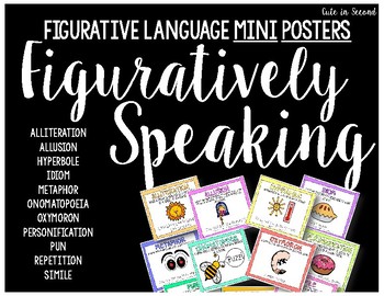 Preview of Figurative Language Mini Posters