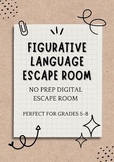 Figurative Language NO PREP Digital Escape Room