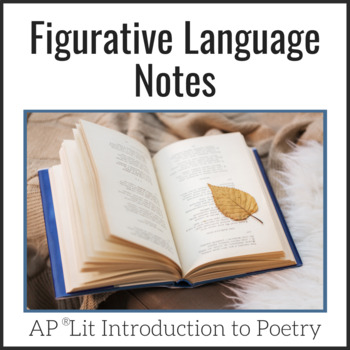 Preview of Figurative Language Notes - An AP Lit Poetry Unit 1 Lesson