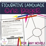 Figurative Language One Pager for ANY Novel!