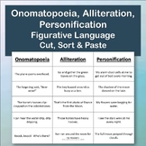 Figurative Language - Onomatopoeia | Alliteration | Person