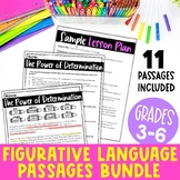 Figurative Language Passages Bundle | 3rd to 6th Grade
