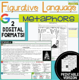 Figurative Language Passages: Metaphors- 2 Digital and 2 P