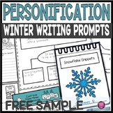 Figurative Language | Personification FREE Winter Creative