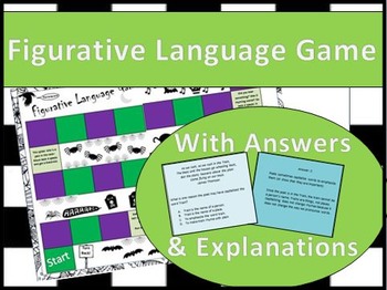 Preview of Figurative Language Poetry Game