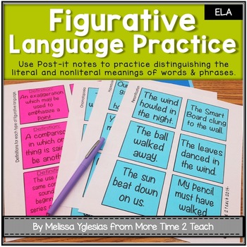 Preview of Figurative Language Activities & Assessment: Similes, Metaphors, Idioms, & more