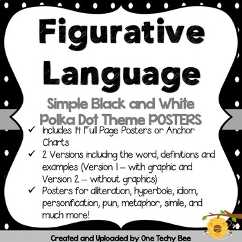 Preview of Figurative Language Poster Pack