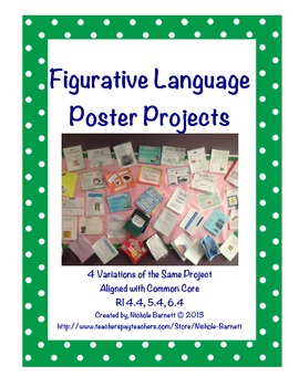 Preview of Figurative Language Poster Project
