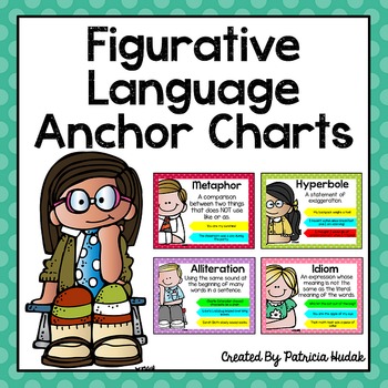 Figurative Language Posters by Patricia Hudak | Teachers Pay Teachers