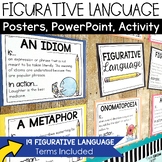 Figurative Language Anchor Chart  Posters Review Activitie