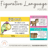 Figurative Language Posters {Rainbow}