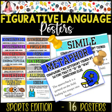 Figurative Language Posters Sports Edition - 16 Posters