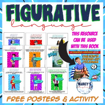 Preview of Figurative Language Posters and Assessment 3rd, 4th & 5th grade FREE