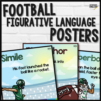 Figurative Language Posters With Football Examples By Distinguished ...