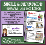 Figurative Language PowerPoint Lesson/Review: Simile and Metaphor