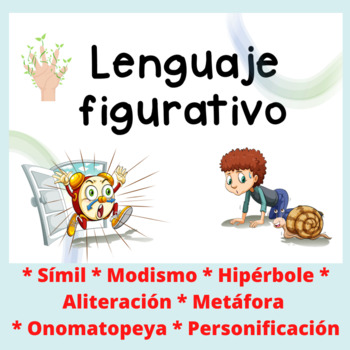 Preview of Lenguaje figurativo presentación- Figurative Language Presentation in Spanish