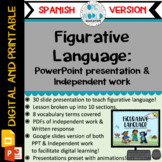 Figurative Language: Powerpoint Lesson and Practice Work (