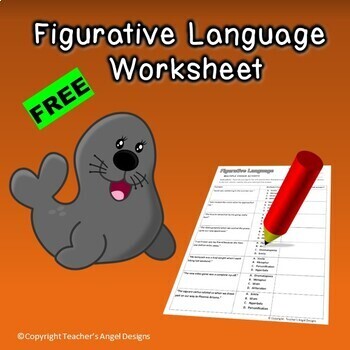Preview of Figurative Language Worksheet