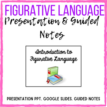 Preview of Figurative Language Presentation and Guided Notes