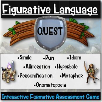 Preview of Figurative Language Quest (Interactive Game Only)