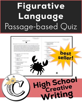 Preview of Figurative Language Quiz passage-based formative assessment