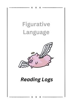 Preview of Figurative Language Reading Logs