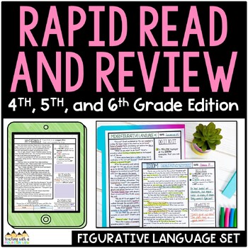 Preview of Figurative Language | Reading Review