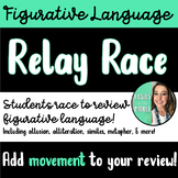 Figurative Language Relay Race - Gamification - Movement -