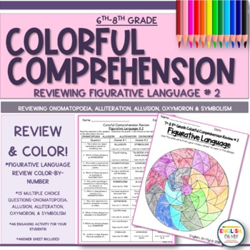 Preview of Figurative Language Review Coloring Activity