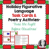 HOLIDAY FIGURATIVE LANGUAGE TASK CARDS & POETRY ACTIVITIES