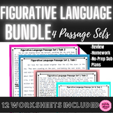 Figurative Language Set of FOUR Short Passages BUNDLE | Cl