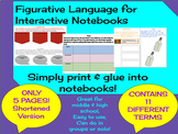 Figurative Language - Shortened Version for Interactive Notebooks