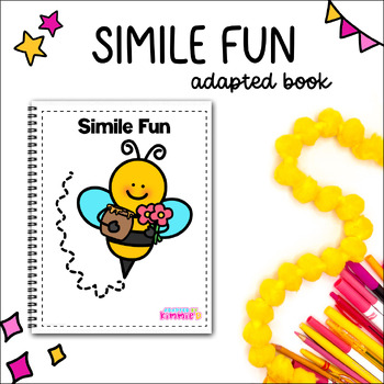 Preview of Simile Adapted Book for Special Education Figurative Language Adaptive Activity