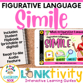 Figurative Language Digital Activity - SIMILES LINKtivity 
