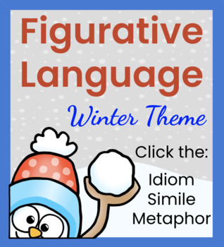 Preview of Figurative Language: Similes, Metaphors & Idioms Digital Boom Cards™