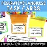 Figurative Language Task Cards | Editable to Add Your Own 