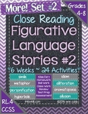 Figurative Language Stories SET 2! Close Reading for Common Core Grades 4-8+