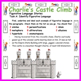 Figurative Language Story Charlie's Castle Climb - Close R