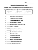 Figurative Language Study Guide and Test