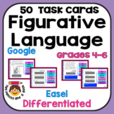 Figurative Language Task Cards - DIFFERENTIATED