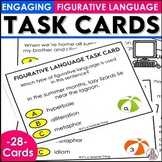 Figurative Language Task Cards Digital - Summer ELA Activi