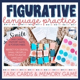 Figurative Language Task Cards, Posters, memory games, sma